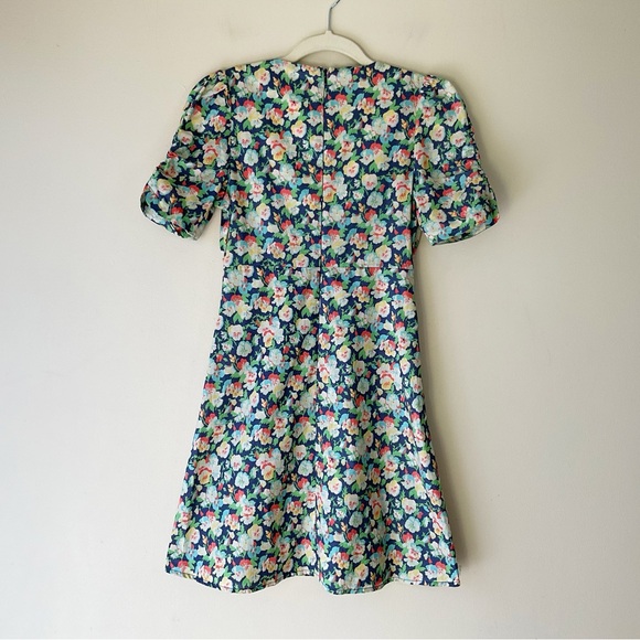 Kate Moss TopShop Iconic Pansy Print Vintage Tea Dress UK Size 8/Euro Size 36 - Picture 5 of 12